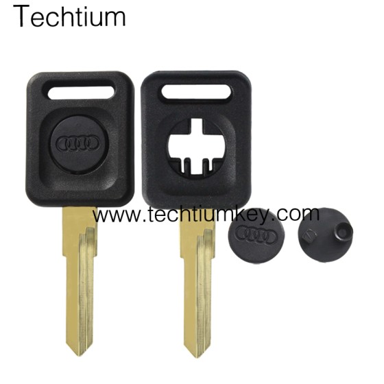 with ID48 chip transponder key shell for Audi